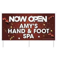 Corrugated Plastic Sign w/ 3 Rods (24"x48")