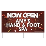 Corrugated Plastic Sign w/ 3 Rods (24"x48")