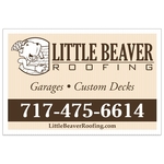 Corrugated Plastic Sign: Full Color (12"x18")