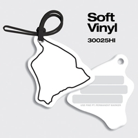 Bag Tags-Soft Vinyl - Full Color Digital Print-State Shapes. Hawaii...