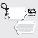 Bag Tags-Soft Vinyl - Full Color Digital Print - Iowa