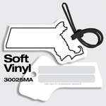 Bag Tags-Soft Vinyl- Full Color Digital Print- Massachusetts