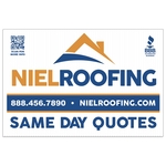 Corrugated Plastic Sign: Full Color (16"x24")