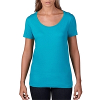 Anvil Women's Featherweight Scoopneck T-Shirt... from ASI 84358 S&S Activewear