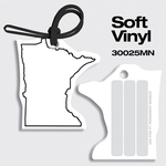 Bag Tags-Soft Vinyl - Full Color Digital Print - Minnesota
