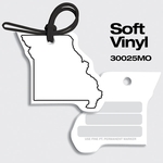 Bag Tags-Soft Vinyl - Full Color Digital Print - Missouri