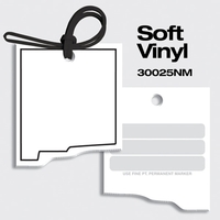 Bag Tags-Soft Vinyl - Full Color Digital Print-State Shapes. New Mexico......