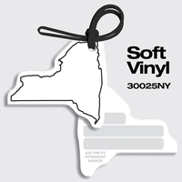Bag Tags-Soft Vinyl - Full Color Digital Print-State Shapes. New York... from...