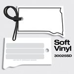 Bag Tags-Soft Vinyl - Full Color Digital Print- South Dakota
