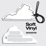 Bag Tags-Soft Vinyl - Full Color Digital Print - Virginia
