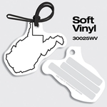 Bag Tags-Soft Vinyl- Full Color Digital Print- West Virginia