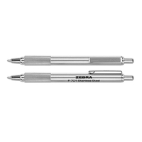 Zebra F-701 Stainless Steel Retractable Ball Point Pen... from ASI 67675...
