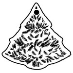 Key Tags-Soft Vinyl - Stock Shape Collection - Pine Tree