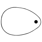 Key Tags-Soft Vinyl - Stock Shape Collection - Egg