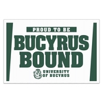 Corrugated Yard Sign - One Side (12" x 18")