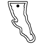 Key Tags - Soft Vinyl - Stock Shape Collection - Baja Island