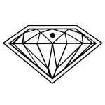 Key Tags - Soft Vinyl - Stock Shape Collection - Diamond