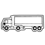 Key Tags - Soft Vinyl - Stock Shape Collection - Semi Truck