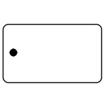 Key Tags - Soft Vinyl - Stock Shape Collection - Rectangle