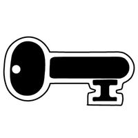 Key Tags - Soft Vinyl - Spot Color Screen Print -... from ASI 80210 Quikey...