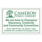 48" x 72" Format Stock Size Corrugated Plastic Sign- 1 Sided