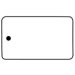 Key Tags - Soft Vinyl - Stock Shape Collection - Rectangle