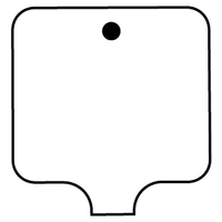 Key Tags - Soft Vinyl - Spot Color Screen Print -... from ASI 80210 Quikey...