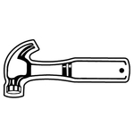 Key Tags - Soft Vinyl - Stock Shape Collection - Hammer