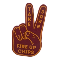 Foam 15" peace / victory hand mitt.... from ASI 77280 Pepco Poms / Pepco Poms