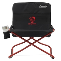 Steel frame outdoor rocker has comfortable seat and folds flat for... from...