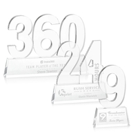 Milestone Award. Available with single, double or triple digits, these...