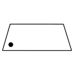 Key Tags - Soft Vinyl - Stock Shape Collection - Trapezoid