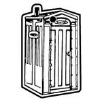 Key Tags - Soft Vinyl - Stock Shape - Portable Toilet