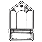 Key Tags - Soft Vinyl - Stock Shape Collection - Pencil