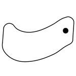 Key Tags - Soft Vinyl - Stock Shape Collection - Curved