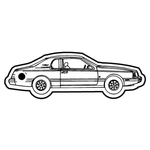 Key Tags - Soft Vinyl - Stock Shape Collection - Car