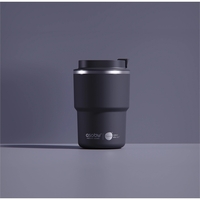 Double wall 12 ounce coffee mug with screw-top leak proof lid.... from ASI...