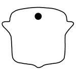 Key Tags - Soft Vinyl - Stock Shape Collection - Shield
