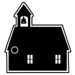 Key Tags - Soft Vinyl - Stock Shape Collection- School House