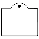 Key Tags - Soft Vinyl - Stock Shape Collection - Rectangle