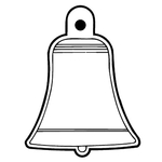 Key Tags - Soft Vinyl - Stock Shape Collection - Bell