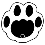 Key Tags - Soft Vinyl - Stock Shape Collection - Paw