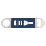 Navy Silicone & Stainless Steel Bottle Opener