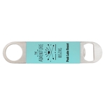 Teal Silicone & Stainless Steel Bottle Opener