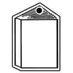 Key Tags - Soft Vinyl - Stock Shape Collection - Book