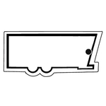 Key Tags - Soft Vinyl - Stock Shape Collection - Trailer