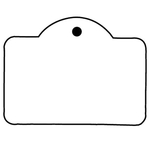 Key Tags - Soft Vinyl - Stock Shape Collection - Rectangle
