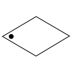 Key Tags - Soft Vinyl - Stock Shape Collection - Diamond