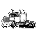 Key Tags - Soft Vinyl - Stock Shape Collection - Truck Cab