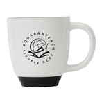 14 Oz. Rim Bistro Mug White Body
